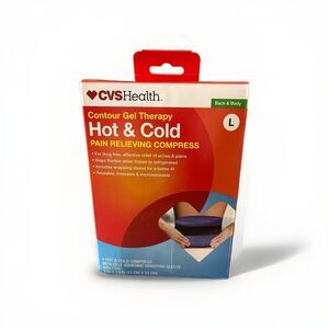 New COLD COMPRESS PAIN RELIEF CVS HEALTH CONTOUR GEL THERAPY SIZE L Back Body